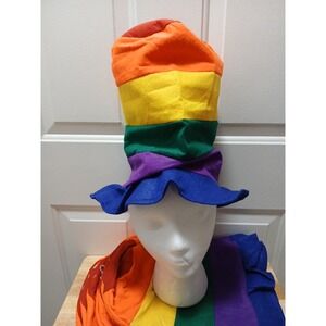 Pride Day Stovepipe Rainbow Party Hat Costume Cosplay Dr Seuss Las Vegas 12 Pack